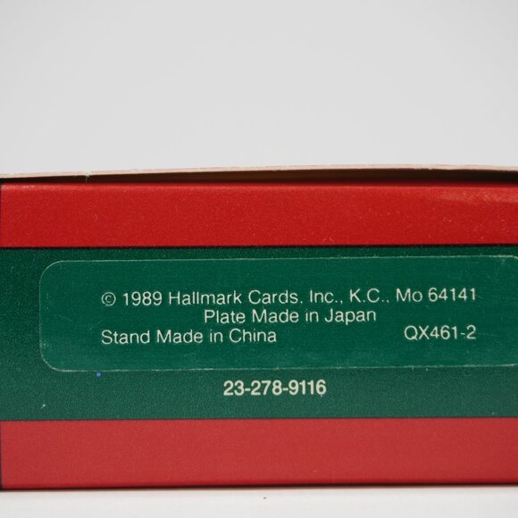 3 VINTAGE 1989 Hallmark Keepsake Ornament Ceramic Plate - Morning of Wonder - Picture 4 of 7